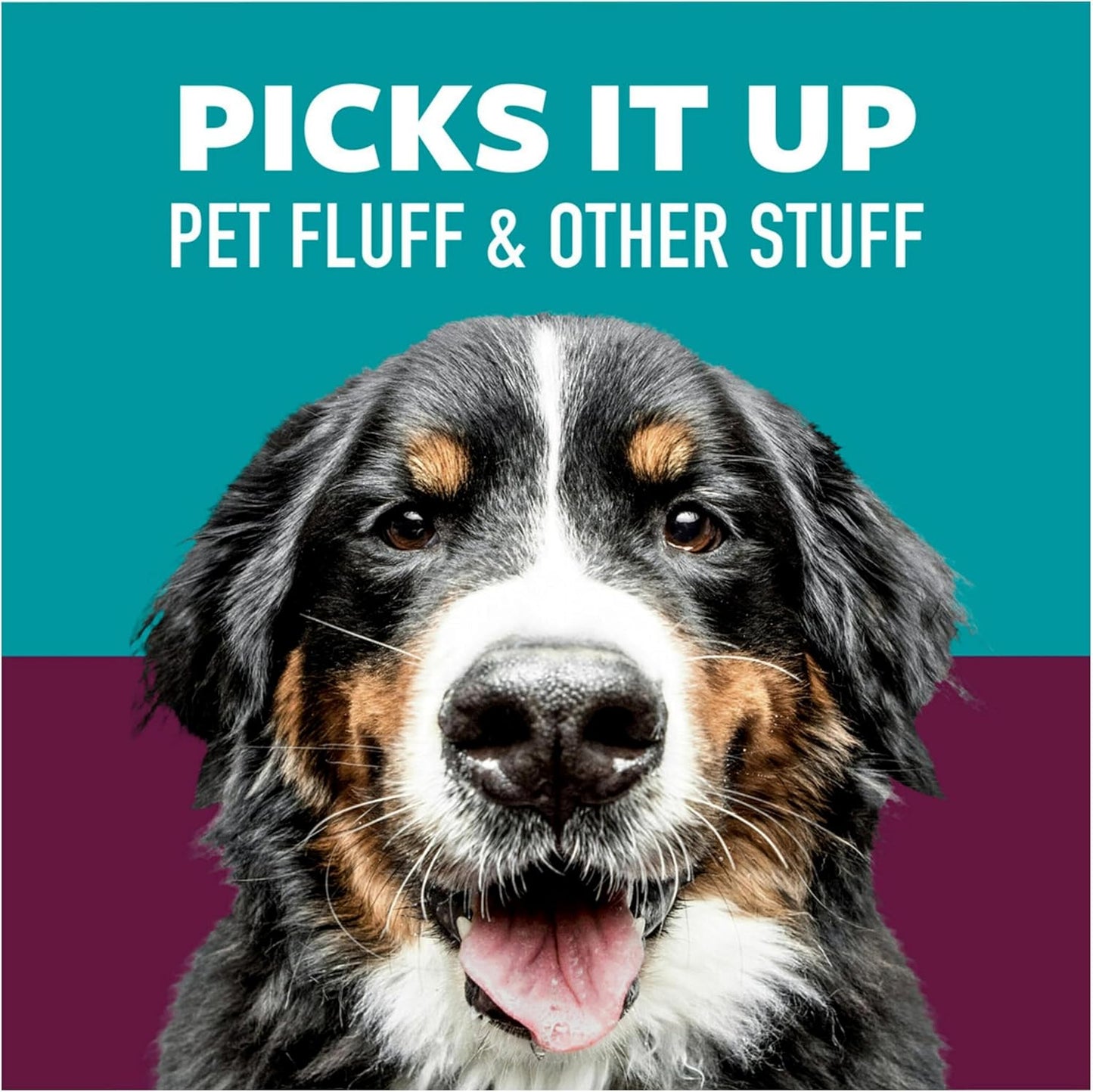 Scotch-Brite Pet Hair Pickup Extra Sticky Lint Roller, Designed for Removing Fur + Fluff on Couches, Clothes, Dog and Cat Beds, & More, 1 Pack, 95 Easy-Tear Adhesive Sheets Total