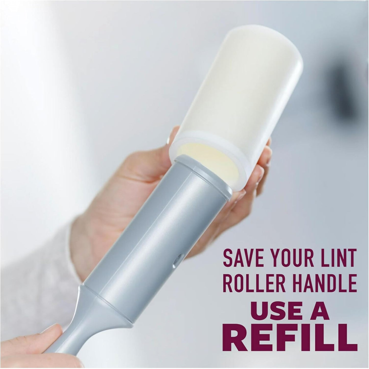 Scotch-Brite Pet Hair Pickup Extra Sticky Lint Roller, Designed for Removing Fur + Fluff on Couches, Clothes, Dog and Cat Beds, & More, 1 Pack, 95 Easy-Tear Adhesive Sheets Total